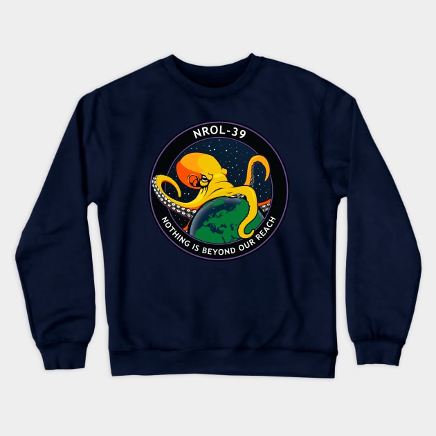 NROL-39 National Reconnaissance Office Crewneck Sweatshirt by Uri_the_Red